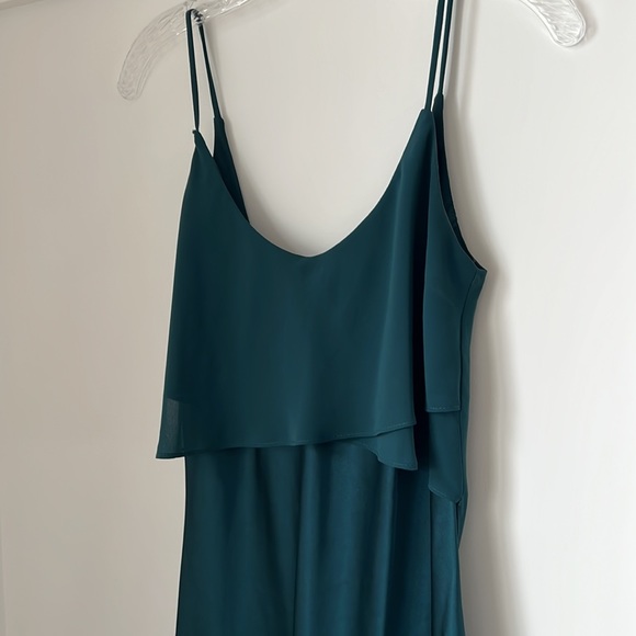 Y2K Dark green long dress - Picture 3 of 10